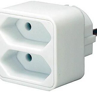 Power Plug Adapter White