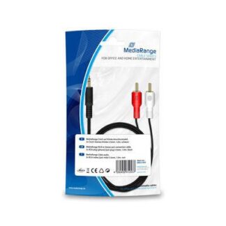 Audio Cable 1 M 2 X Rca 3.5Mm