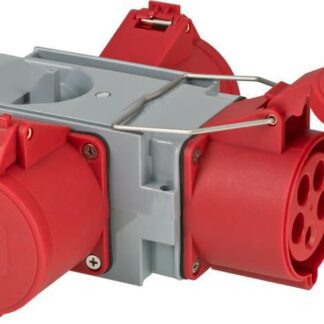 Power Plug Adapter Grey, Red