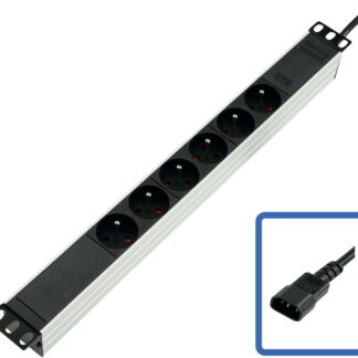 POWER STRIP 19" - 6 WAY -