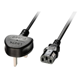5M Uk 3 Pin To C13 Mains Cable