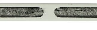 1/2U 19" L BENT, BRUSHED