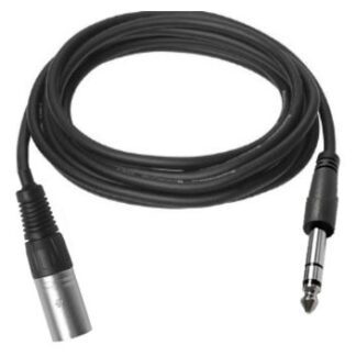 XLR M - Stereo Jack 6.35mm 1