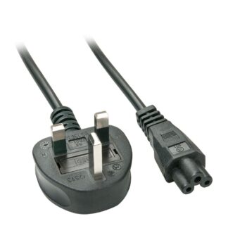 2m UK 3 Pin to C5 Mains