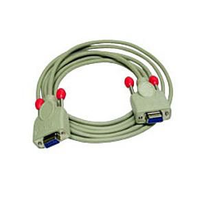 Null modem cable 9-pin