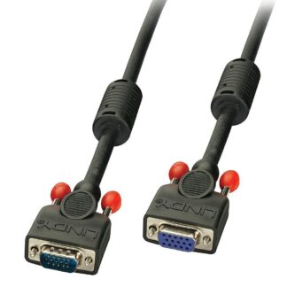 VGA Cable M/F, Black, 3m
