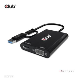 Usb Gen1 Type-C/-A To Dual