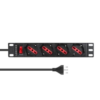 1U 10 inch 4 port Type F/J