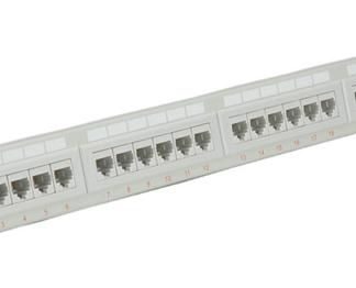 19" Patchpanel, Cat.5e/Class