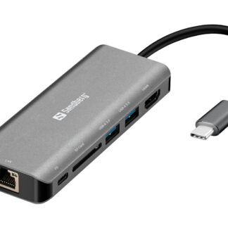 USB-C Dock HDMI+LAN+SD+USB100W