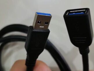 USB 3.0 A-A 1.8 m M-F, Black