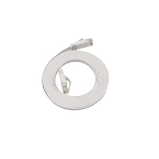 U/UTP CAT6A 10M White Flat