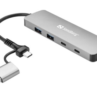 USB-C/A to 2xUSB-A+2xUSB-C Hub