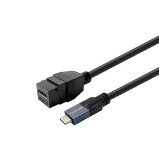 Keystone Black USB-C female