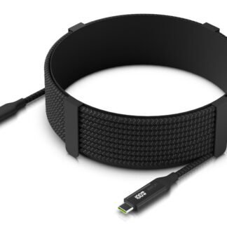 Braided power and data cable