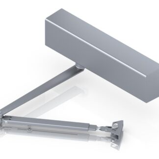 A mechanical door closer that