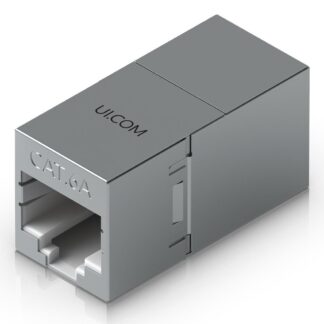 Compact, inline RJ45 coupler