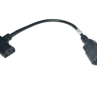 Power adapter C13 C14 angled