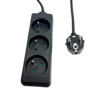 3-way Power Strip French Type