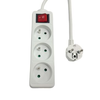 3-way Power Strip on/off