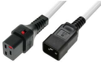 Powercord C19 IEC Lock - C20
