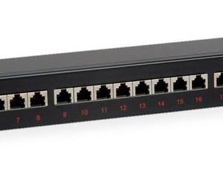 19" Patchpanel, Cat.5e/Class