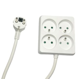 4-way Power Strip Square