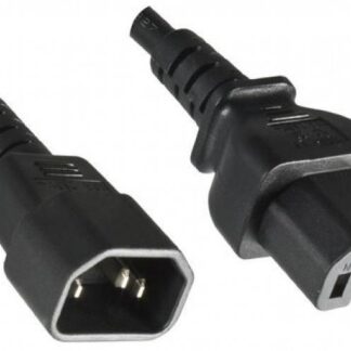 Power extension cable Black