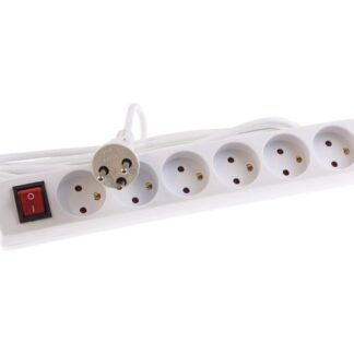 EL power strip with 6 earthed