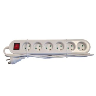 Power strip with 6 outlets