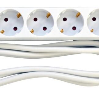 Schuko power strip with 6