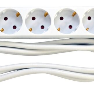Schuko power strip with 6