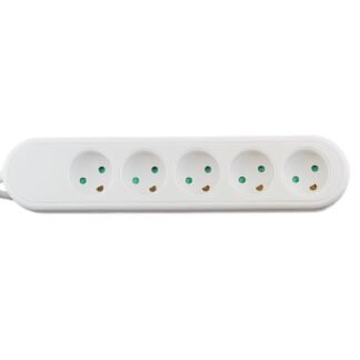 Power strip with 5 outlets