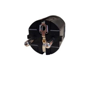 SCHUKO PLUG 16A BLACK,