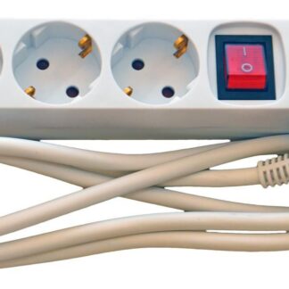 3-way Schuko power strip,