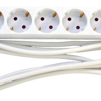 6-outlet Schuko power strip,