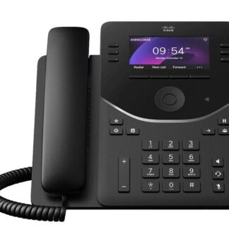 Ip Phone Black 6 Lines Lcd