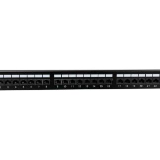 Cat6a 1U 24 Port Patch Panel