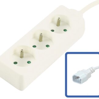 3-way Power Strip French Type