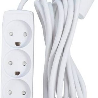 3-way Danish Power Strip 3m