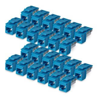 Cat6 Keystone Jack, 24-Pack