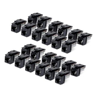 Cat6 Keystone Jack, 24-Pack