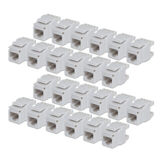 Cat6 Keystone Jack, 24-Pack