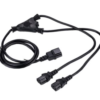 Power Cable C14/2 x C13 1,7m
