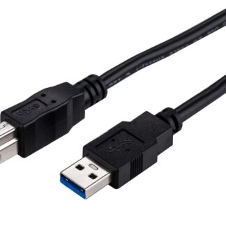 USB 3.0 2m A-B, Black