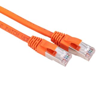 Patch S/FTP Cat6 Orange 0.5m