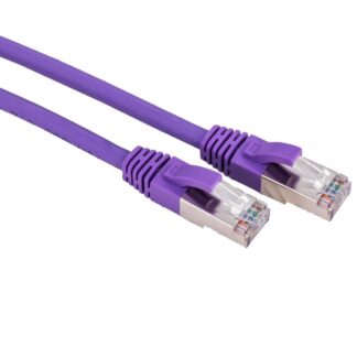 Patch S/FTP Cat6A Purple 0.3m