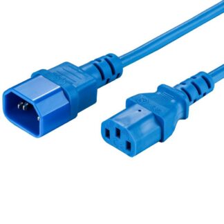 Power Cable C13/C14 Blue 1m