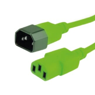 Power Cable C13/C14 Green 3m