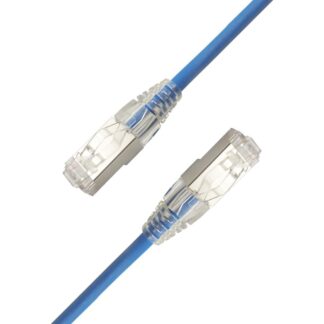 SlimPatch F/UTP Cat6A Blue